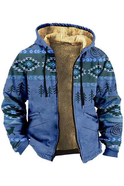 ✨👔【Plačilo ob dostavi】【S-4XL】Jesensko/zimska moška debela žametna jakna s toplo volneno kapo