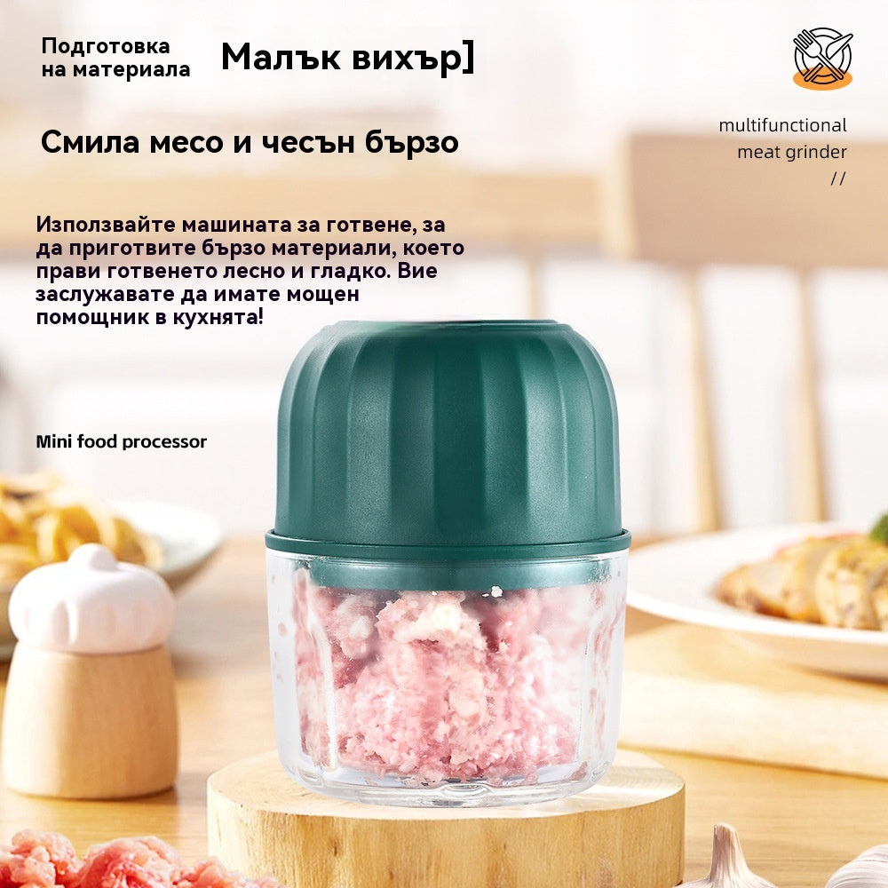 💥Електрическа преса за чесън и кайма – мощна и прецизна! ⚡ Лесна за употреба, незаменима в кухнята. 🧄✨