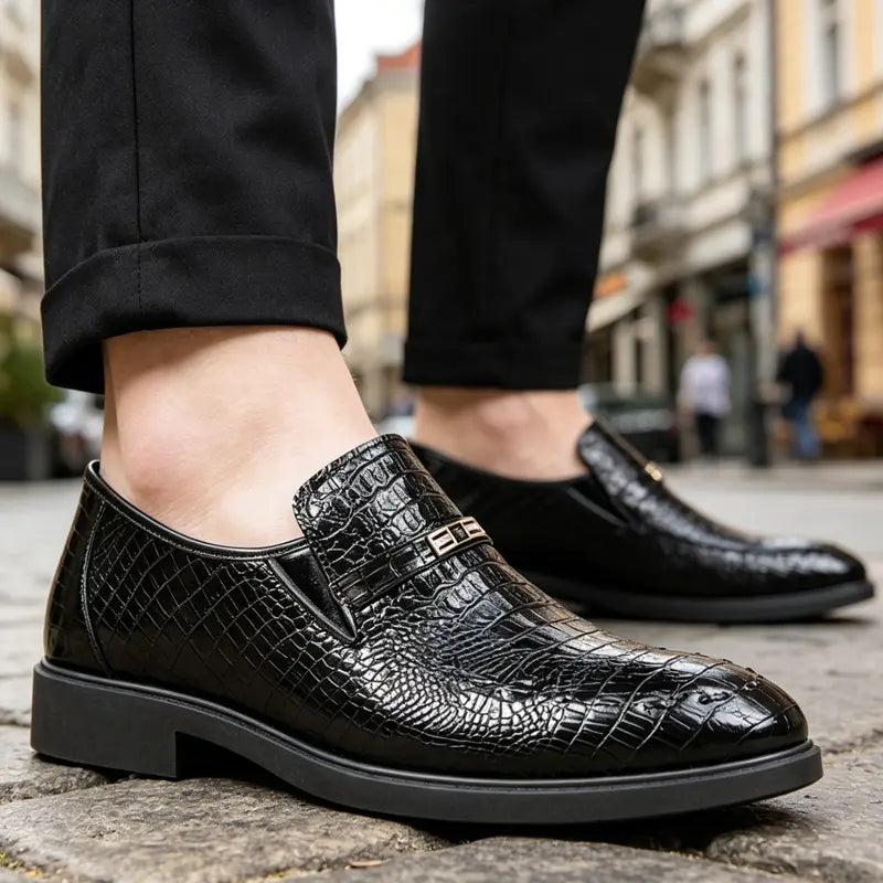 👞🐊Zapatos de piel auténtica de estilo moderno y alta gama con suelas suaves. ✅️Pago contra entrega