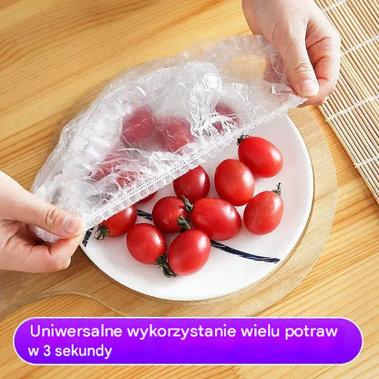 🔥 [Zestaw 100 sztuk] Jednorazowe osłonki do żywności 【Kup jeden, drugi otrzymasz gratis】
