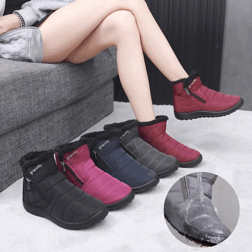 ✨【36-42】Nowe zimowe damskie wodoodporne śniegowce | Ciepłe, polarowe wysokie buty🔒-3833220