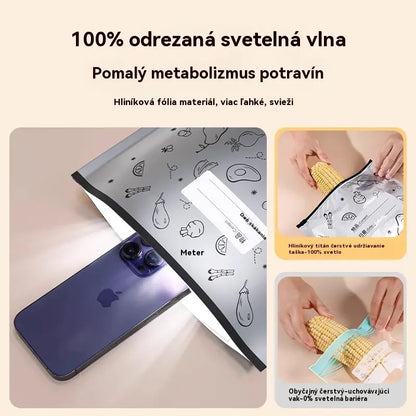 🔥✨【Balenie 60 kusov】Samouzatváracie vrecká z potravinárskej hliníkovej fólie - zahustené a uzavreté