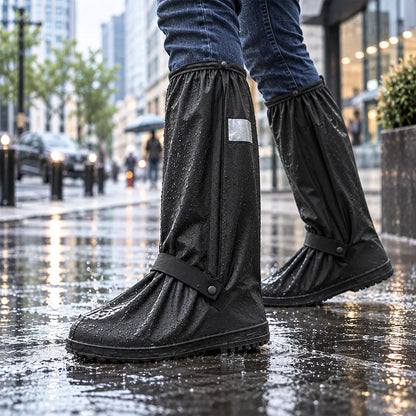 【1 para】Chroń swoje sneakersy przed deszczem! Wytrzymałe, wodoodporne ochraniacze na buty: antypoślizgowe i składane – łatwe do schowania w torbie 🌧️