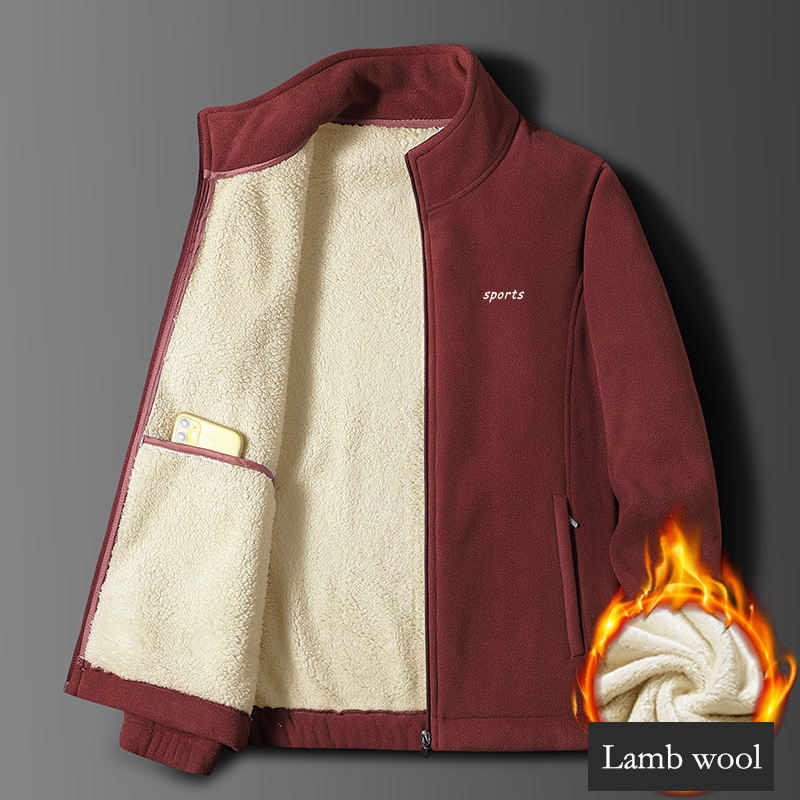 🔥⛄【M-5XL】Nowa męska gruba kurtka ze skóry jagnięcej na jesień i zimę, modna, ciepła i uniwersalna