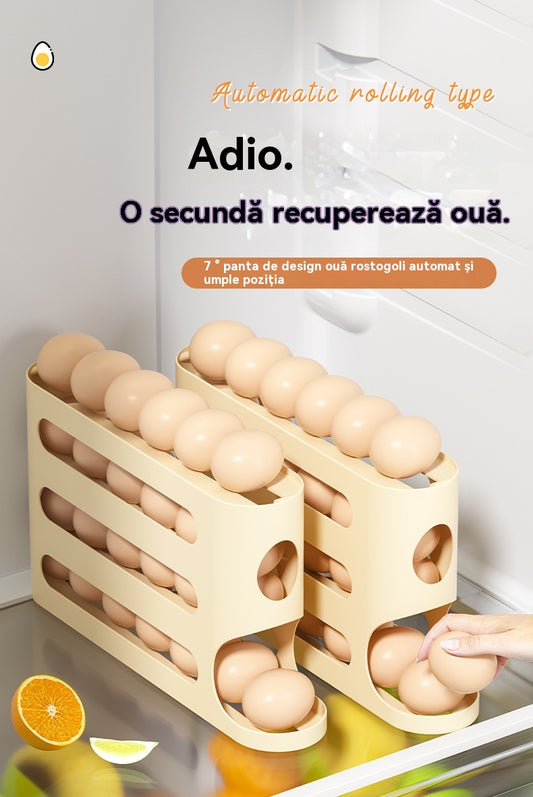 💥🥚🥚Bezpieczne dla żywności, wielowarstwowe, chowane pudełko do przechowywania jajek
