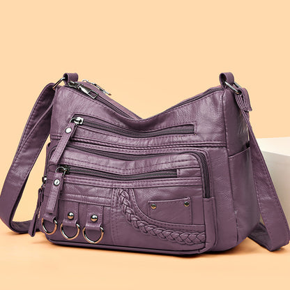 💥【50% zniżka na czas ograniczony】👜2024 nowa torba na ramię / crossbody z miękkiej skóry o dużej pojemności-3868687