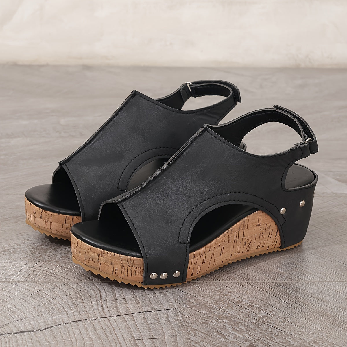👡Descuento por nuevo producto: 50%🔥【36-43】Sandalias de tacón alto con abertura en la boca de pez, tallas grandes ✅️Pago contra entrega