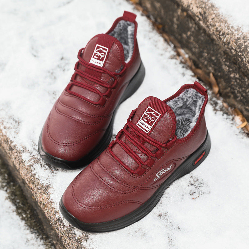 🔥【Zimowa zniżka 50%】Zimowe, ciepłe, męskie, codzienne buty ze skóry i bawełny, antypoślizgowe, odporne na zużycie i lekkie (ten sam styl dla mężczyzn i kobiet, pary mogą wybierać)