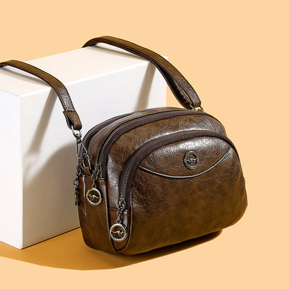 💖Posljednji dan posebne ponude👜2026 novi stil, torba preko tijela od prave kože ekstra velikog kapaciteta!