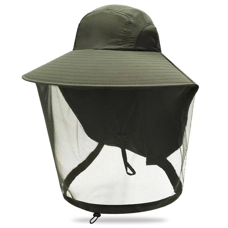 🎁Sombrero de pescador de malla con protección solar, ideal para actividades al aire libre. ✅️Pago contra entrega