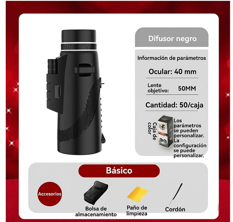 🔭【Compra 1 y llévate 1 gratis】Monocular de visión nocturna de alta ampliación y alta definición, modelo nuevo 2026