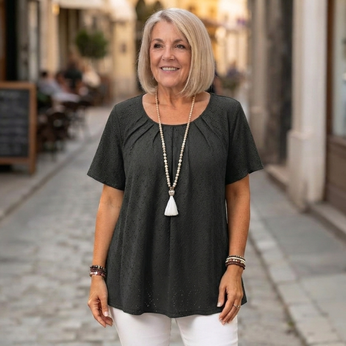 🎁【L-6XL】Camisas elegantes para mujer, camisetas informales de manga corta.✅️Pago contra entrega