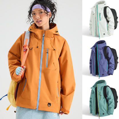 🔥【Jesienny nowy styl】【S-3XL】🍁Wodoodporna sportowa kurtka z kapturem, unisexowa odzież górska