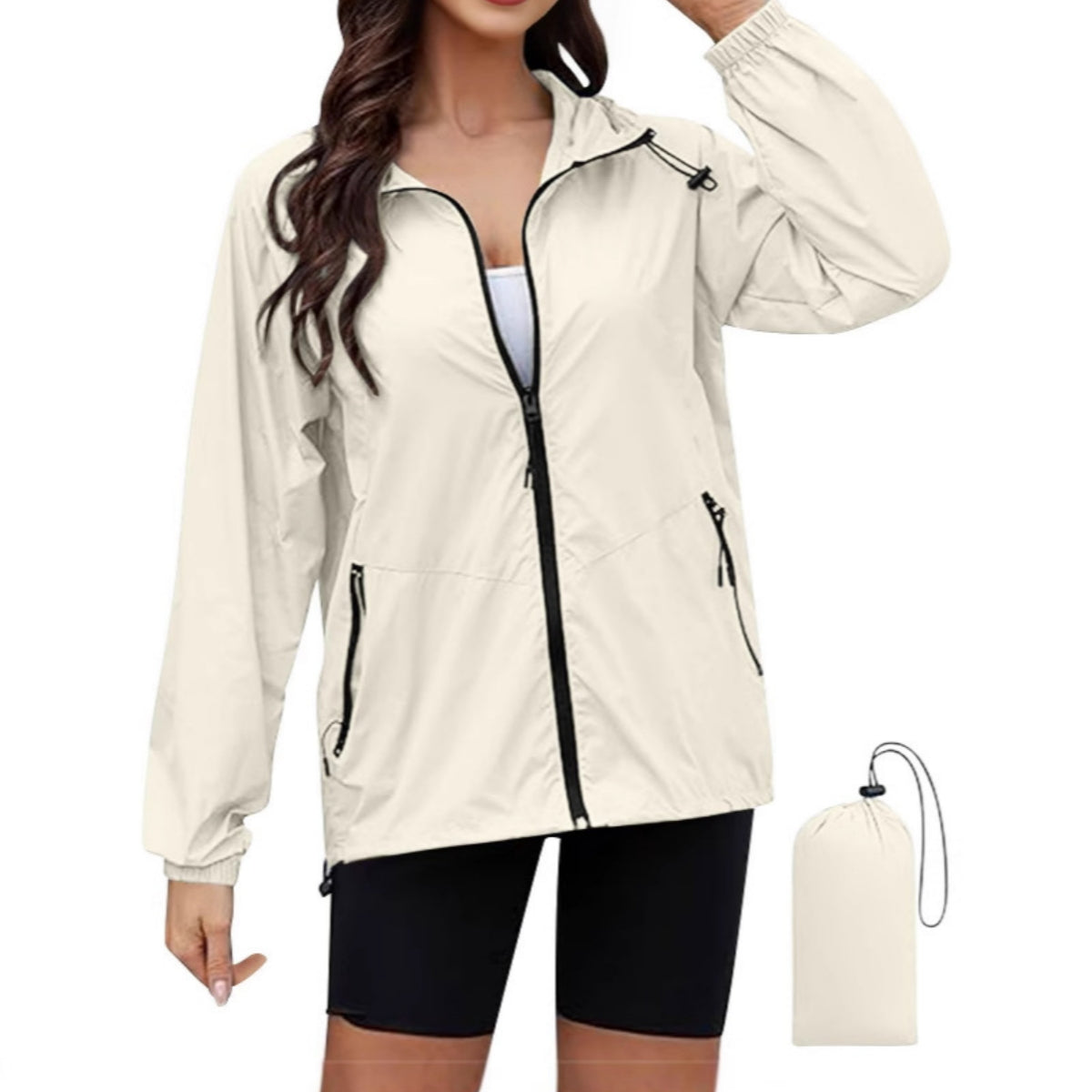 🔥✨【Jesienna nowość🎉】【S-2XL】2025 Nowa damska cienka wodoodporna i wiatroszczelna kurtka