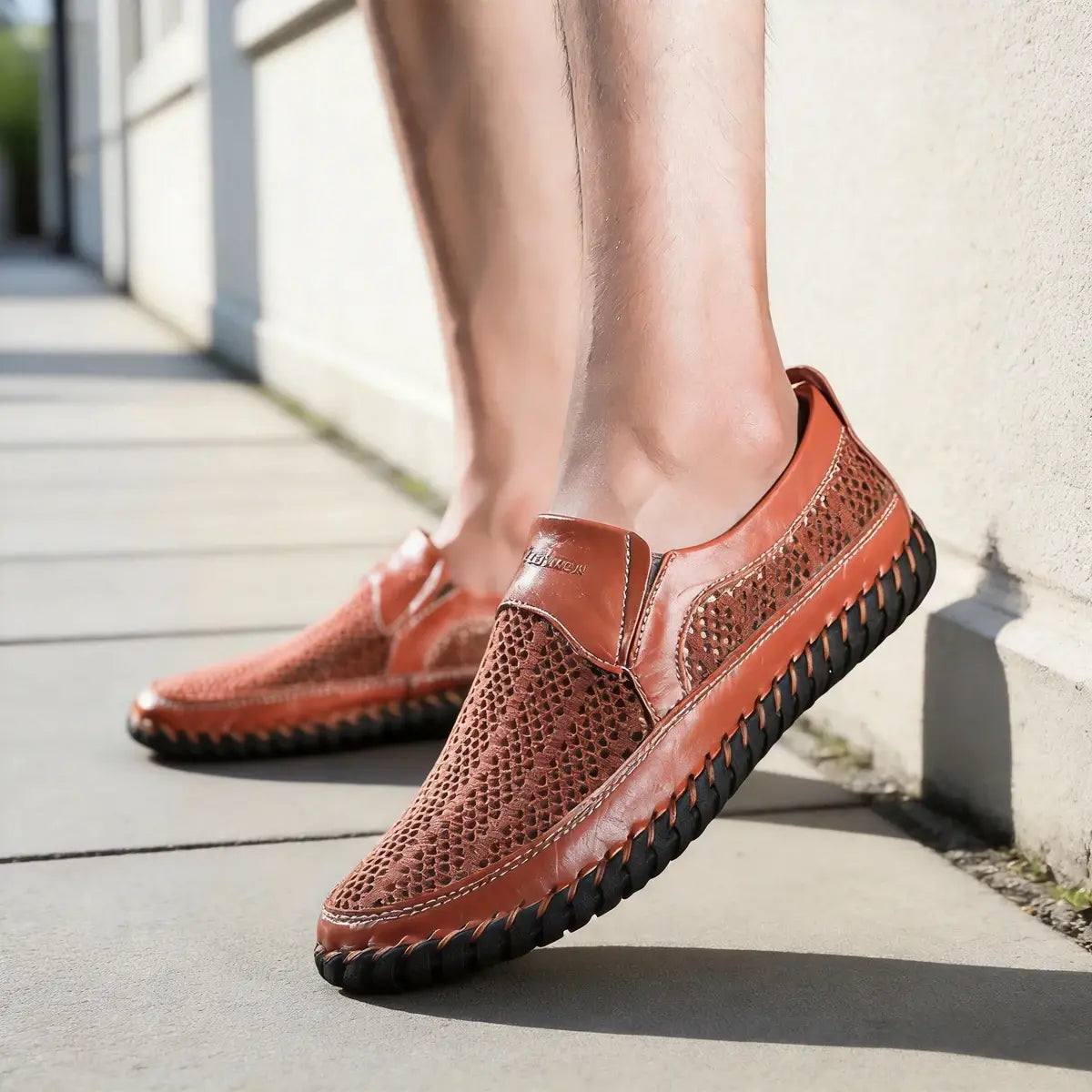 【Tallas 38-48】👞Nuevos zapatos casuales de malla para hombre para verano, ideales para viajes y actividades al aire libre.