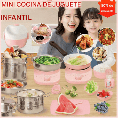 🎀🎁【Най-добрият подарък за вашето дете✨】🔥🍳 Мини кухненска играчка за деца - чудесен помощник за растежа им