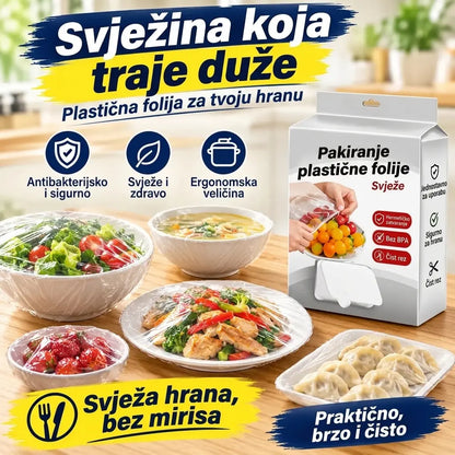 🔥【Posebna ponuda zadnjeg dana: 50% popusta】✨500 višekratnih, fleksibilnih, plastičnih navlaka sigurnih za hranu