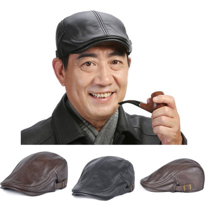 🔥🧢【Gorąca wyprzedaż】2025 Nowa moda Retro Casual męska czapka z owczej skóry, berety