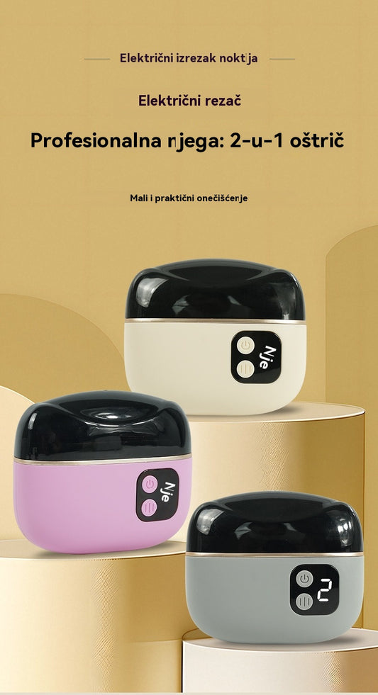 🎁💅2-u-1 potpuno automatske bežične prijenosne električne škare/turpija za nokte