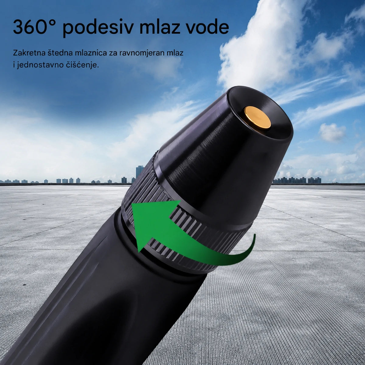 🚿【Set od 2 komada】💧 Visokotlačni vodeni pištolj za pranje automobila i zalijevanje vrta – 10 puta veći tlak, više načina rada ⚡