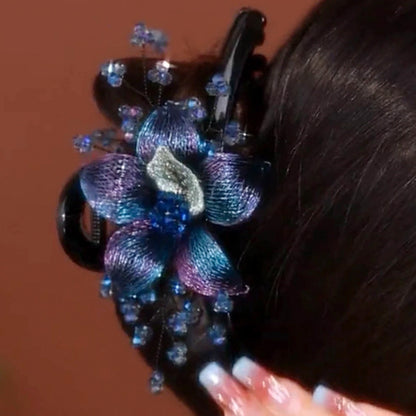 🌸Elegantna i sofisticirana retro ručno izrađena ukosnica za kosu s cvijećem za žene, prikladna za zabave, svakodnevno nošenje, fotografiranje i vjenčanja.