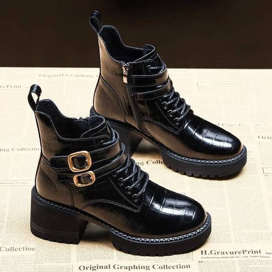 💖🔥【Vremenski ograničena ponuda】🔥【Veličine 35-40】Moderne i svestrane nove ženske čizme na platformu