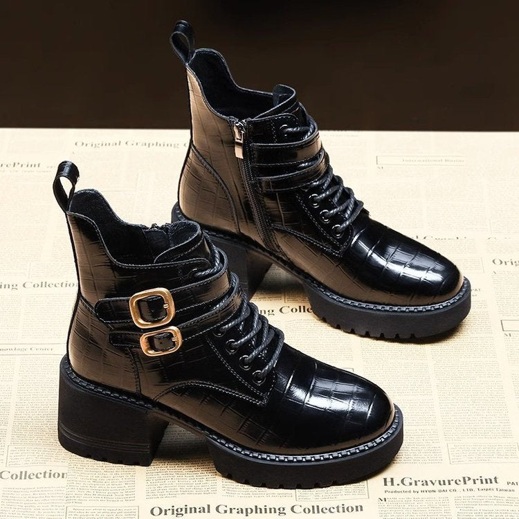 💖🔥【Vremenski ograničena ponuda】🔥【Veličine 35-40】Moderne i svestrane nove ženske čizme na platformu