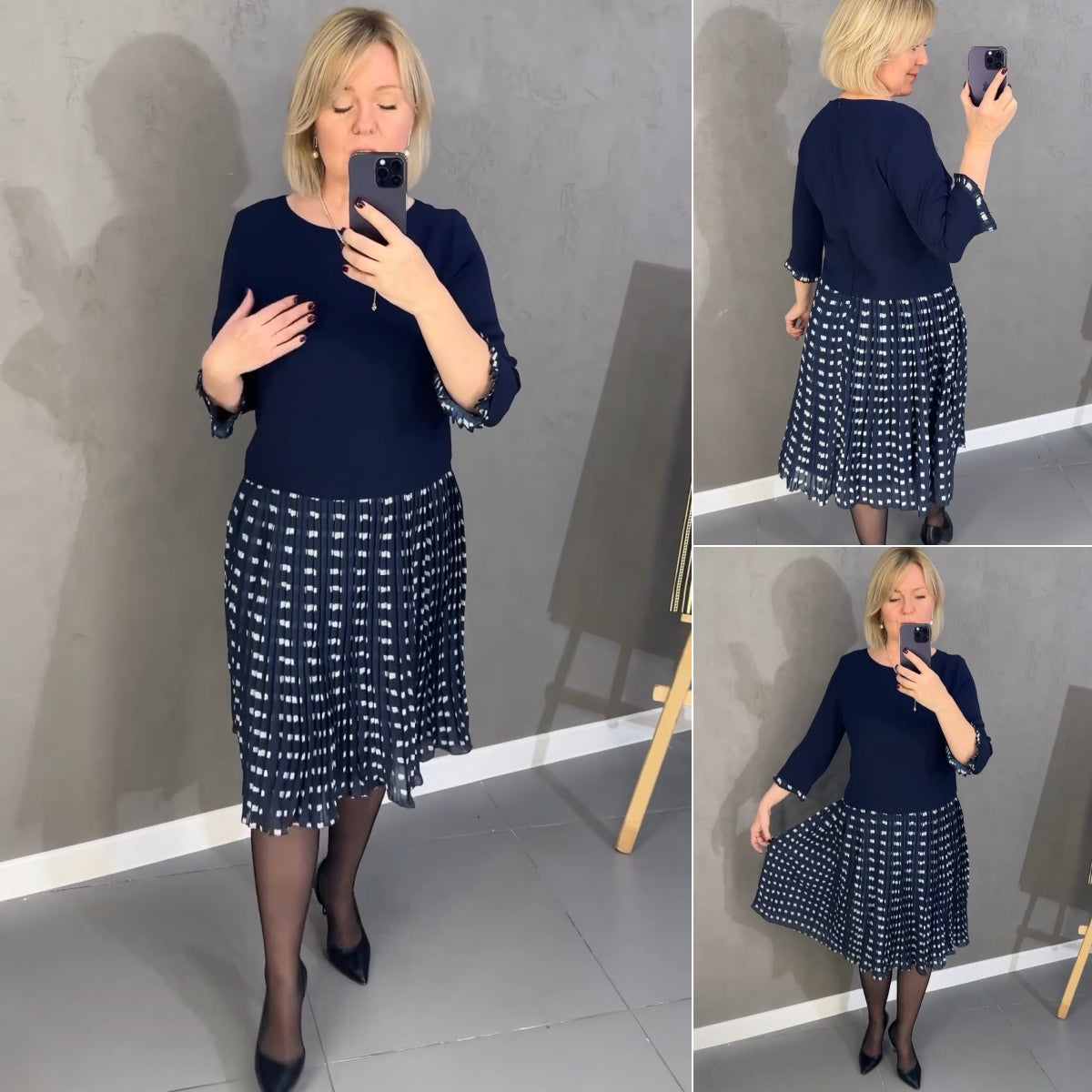 🔥🥰【S-5XL】👗2025 nowa, wysokiej jakości, wygodna, stylowa sukienka-3911722