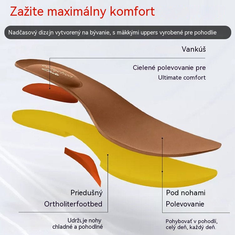 😍【Časovo obmedzená zľava】【35-43】Mäkké a pohodlné dámske kožené sandále