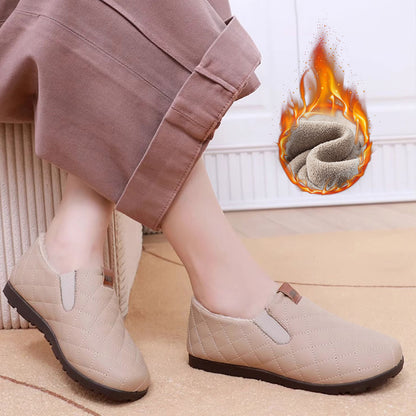 🔥【35-41】2024 Jesienno-zimowe modne, codzienne, grube, aksamitne, ciepłe i miękkie damskie bawełniane buty-3833236