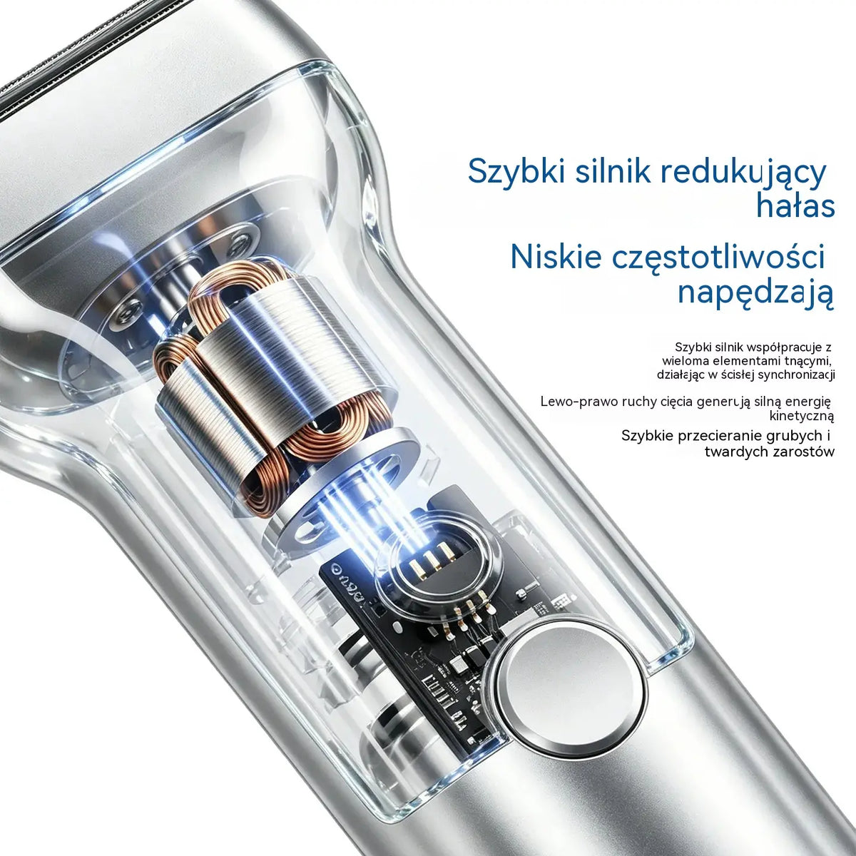 1 sztuka 109zł🎁 Nowość – oferta za pół ceny 💥⚡ Pożegnaj się z podrażnieniami po goleniu! 🧔 Wydajna golarka elektryczna dla mężczyzn z akumulatorem.