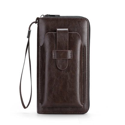 💼【Kup 1 a 1 zdarma】Nová ručně vyrobená multifunkční pánská peněženka z pravé kůže