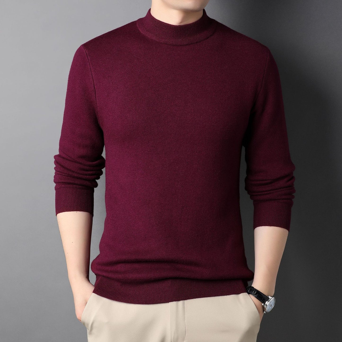 🔥【M-4XL】Мъжка риза с кашмирен яка ✅ мека и нежна към кожата ✅ модерна и лесна за съчетаване 