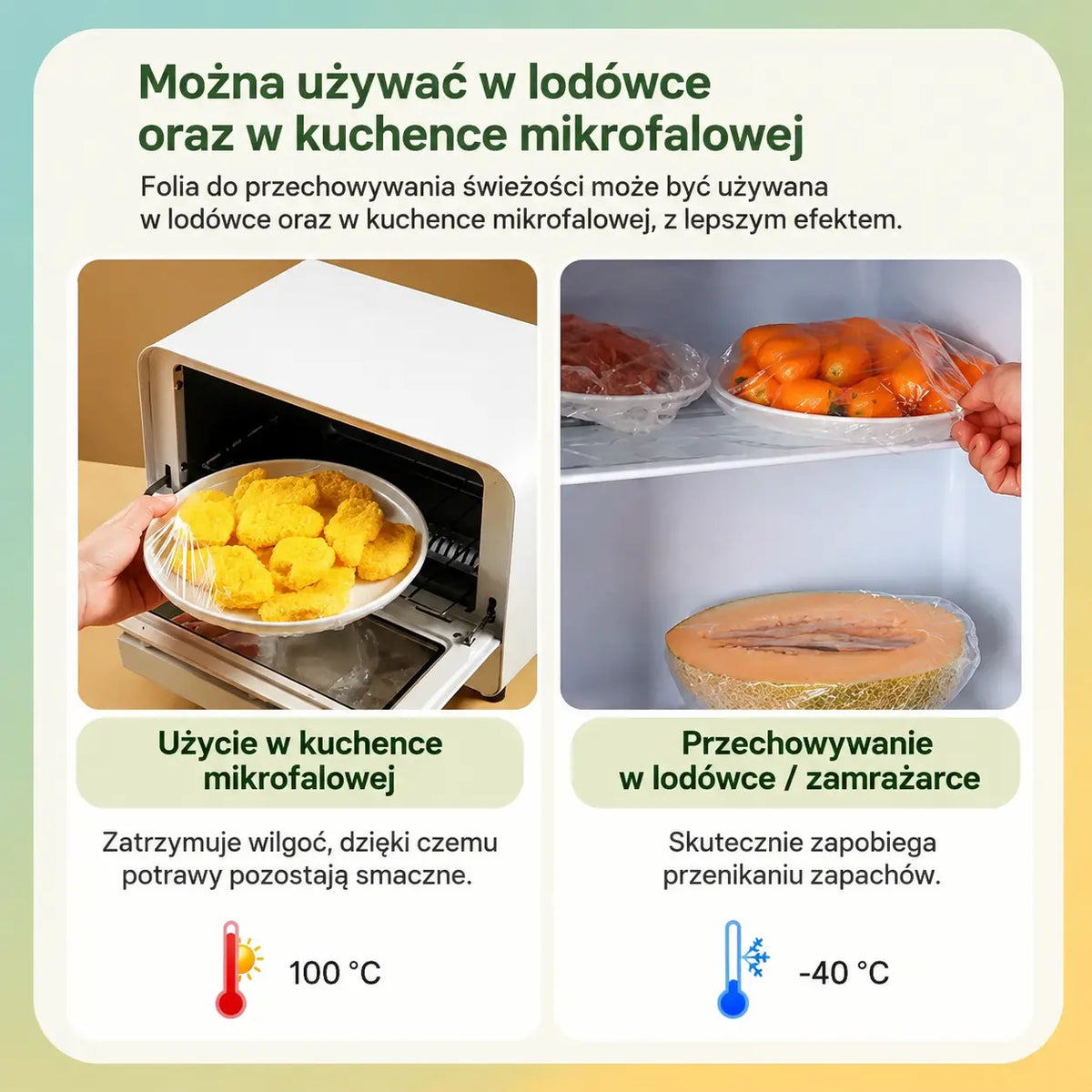 🥗✨ 450 jednorazowych osłon na żywność | Elastyczne osłony na talerze, miski i różnego rodzaju pojemniki – jedno opakowanie zastępuje trzy!
