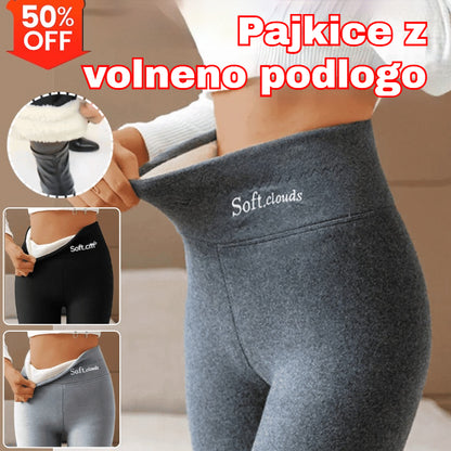 🔥💖🥶【Plačilo ob dostavi】🔥【S-5XL】Nove modne hlače z visokim pasom, termo hlače, bombažne hlače