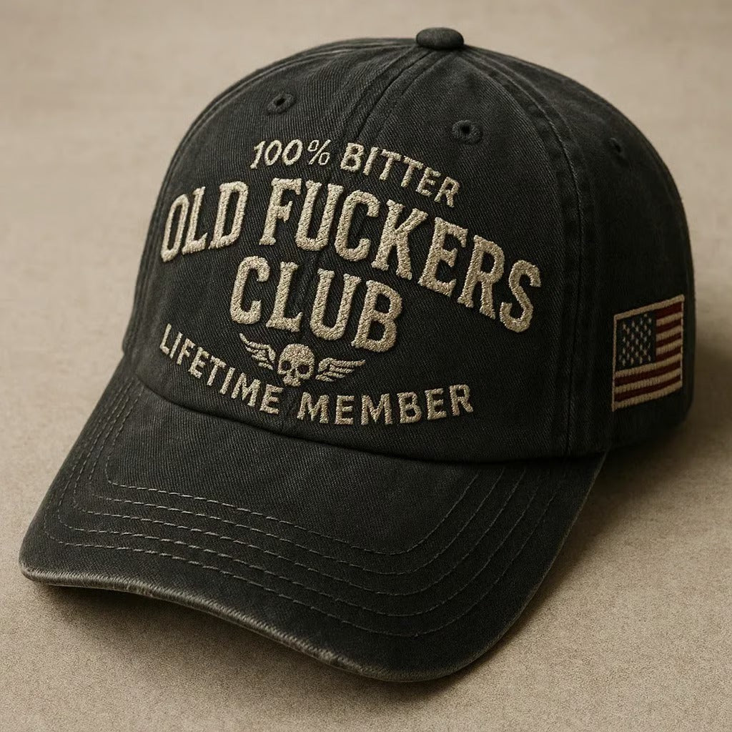 🔥🧢【Plačilo ob dostavi】Klub starih fantov - Retro bombažna baseball kapa