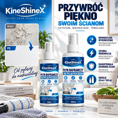 🏆 100 ml + 50 ml (2 butelki) 💥 Płynny preparat do naprawy i wzmacniania ścian — łączy funkcje szpachlowania, uszczelniania i wzmacniania w jednym produkcie.
