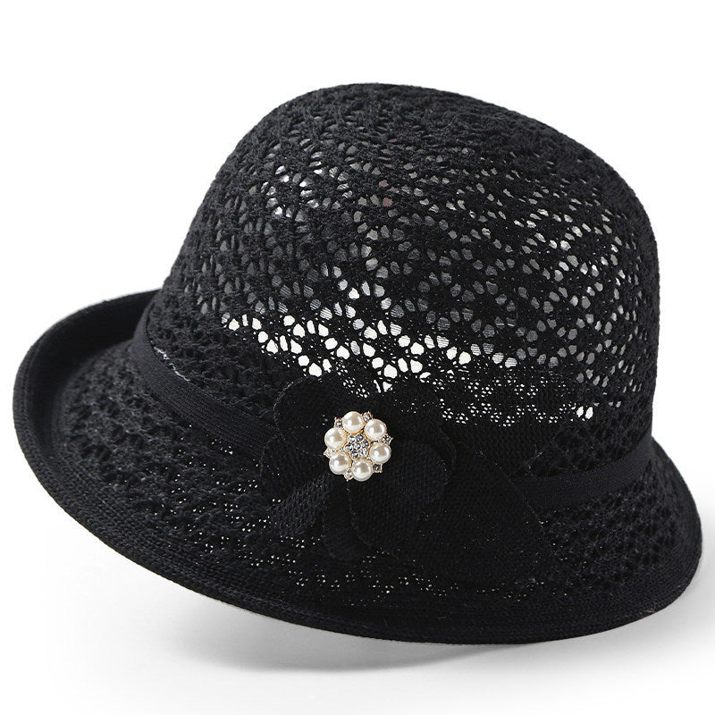 👒Pago contra entrega✅️ Elegante sombrero de sol con diseño trenzado calado, ofrece una fuerte protección contra los rayos solares.