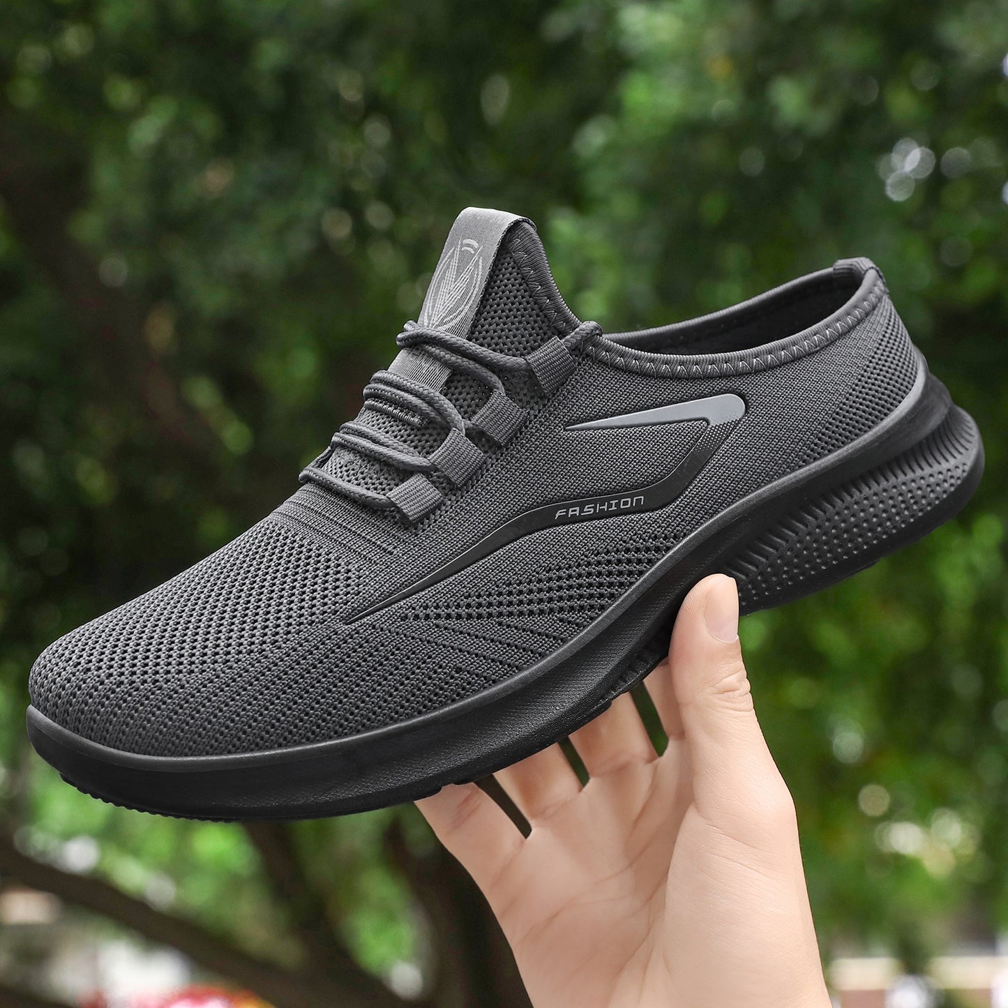 🔥🎉【50% de descuento✨】【Tallas 39-48】Zapatillas casuales de punto de malla transpirable para hombre, ideales para el verano.