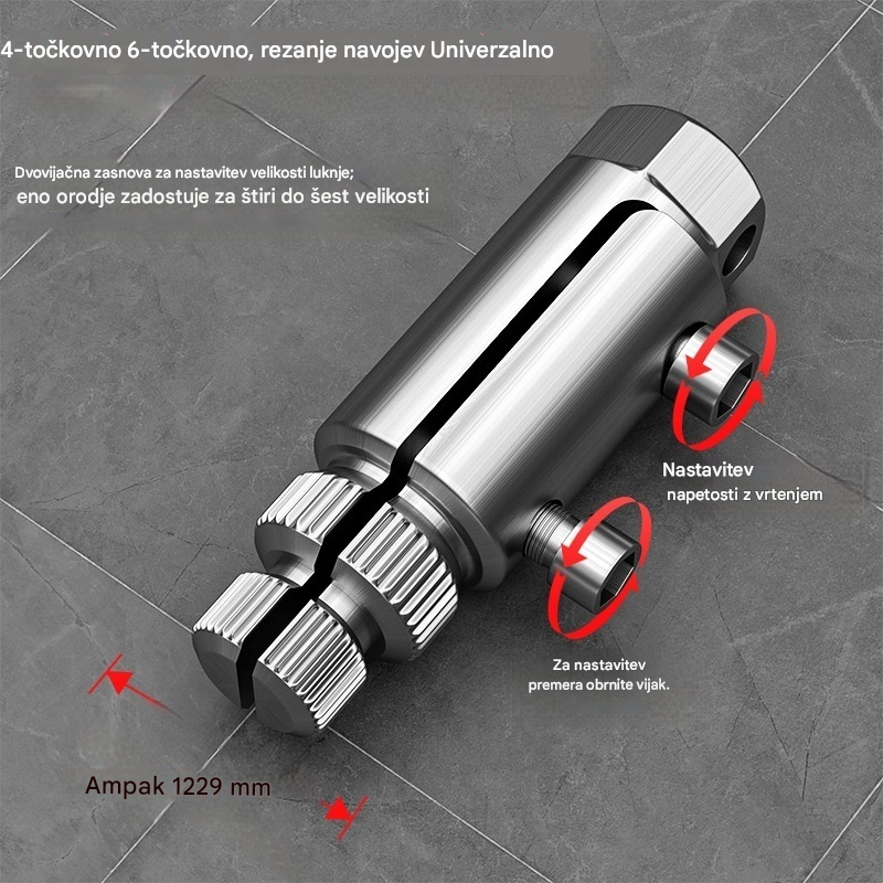 🔥【Kupite 1, dobite 1 gratis】Odstranjevalec pretrganega navoja za kotno pipo, univerzalna pipa