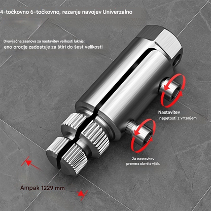 🔥【Kupite 1, dobite 1 gratis】Odstranjevalec pretrganega navoja za kotno pipo, univerzalna pipa
