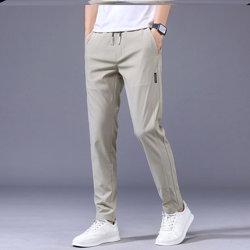 【🔥50% zniżki】👖【M-5XL】Letnie cienkie męskie spodnie casualowe, rozciągliwe, koreański styl, modny luźny, prosty krój