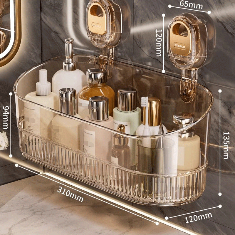 🍽️🧺Ograničena ponuda🔥🔥Držač s usisnom čašom bez bušenja, zidni stalak za odvod u kuhinji i kupaonici