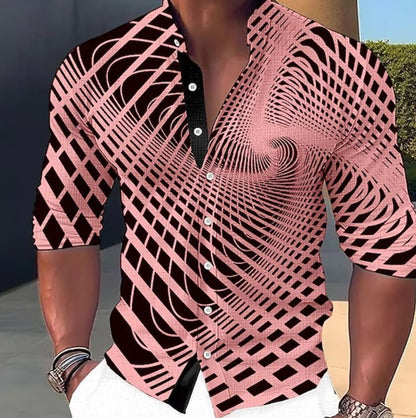 👔Super niska cena w ciągu ostatnich trzech dni🔥【S-6XL】2025 nowe męskie cyfrowe drukowanie 3D modne swobodne krótkie rękawy