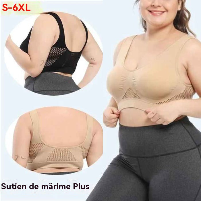 🥰【2 sztuki】Oddychający i chłodny biustonosz w dużym rozmiarze ✨❤️【40-120KG】