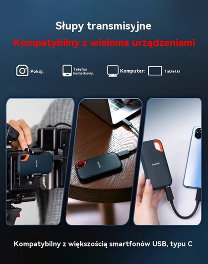 💥【Ostatni dzień 🔥50% zniżki】【16TB】💥 Szybki i pojemny dysk twardy do urządzeń mobilnych