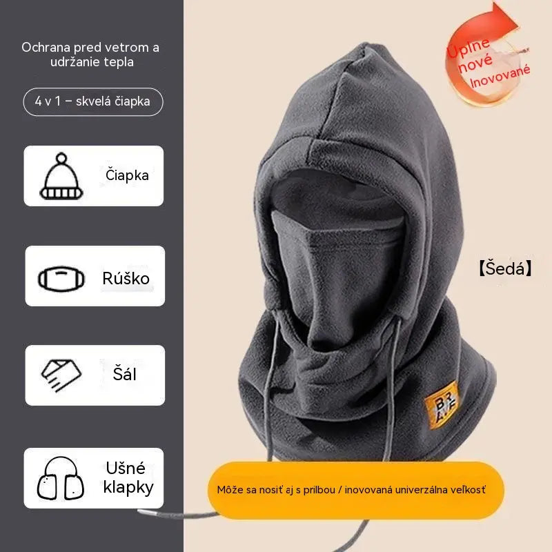 ✨❄️ Úplne uzavretá teplá čiapka s flísovou podšívkou ⛷️ je ideálnou voľbou pre outdoorové aktivity.