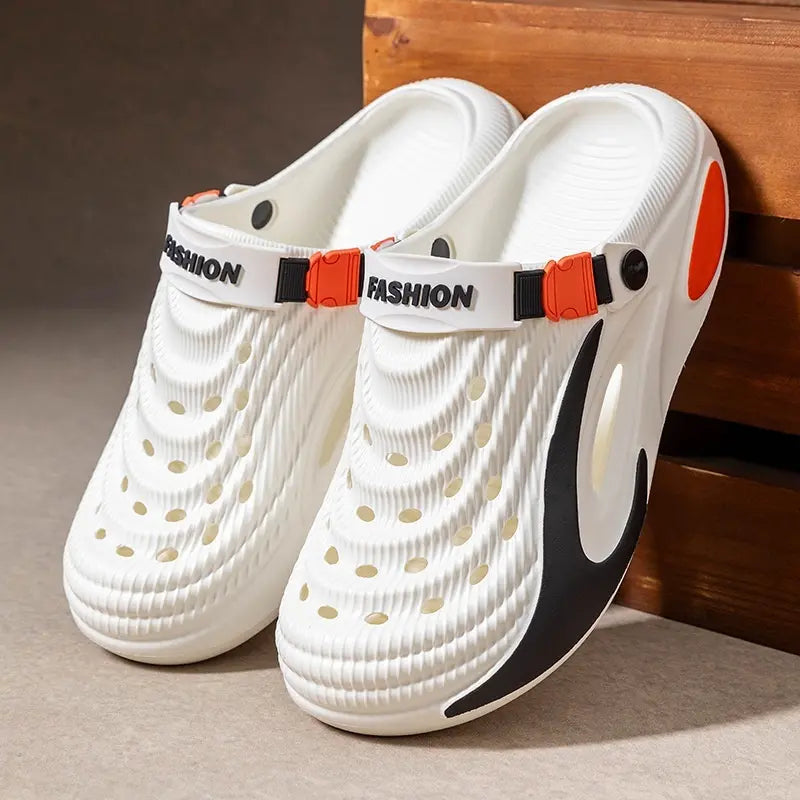 👟 50% zniżki 🌬️ Uniwersalne sandały męskie z grubą podeszwą EVA: antypoślizgowe, superlekkie i oddychające, idealne na plażę, do uprawiania sportu i na co dzień 🏃‍♂️