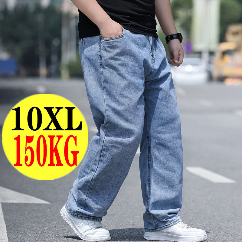 👖50% de descuento🔥【45-150 kg】Jeans de talla grande para hombre, corte ancho, elásticos y cómodos. ✅️Pago contra entrega
