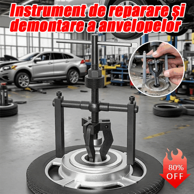 🔥【Posebna ponuda】💥Uređaj za unutarnje podupiranje ležaja s tri čeljusti, koji se koristi kao alat za skidanje i popravak guma za tricikle i motocikle.